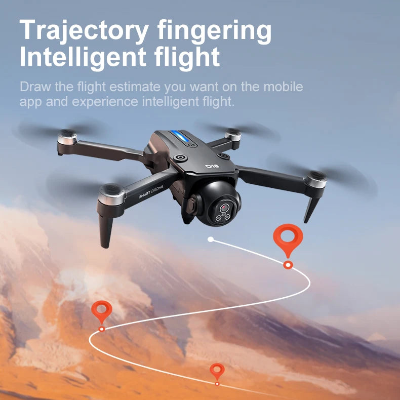 2025 Aerial Drone with 4K High-Definition Camera One Click Return 150° Electrically Adjustable Camera Best Gift
