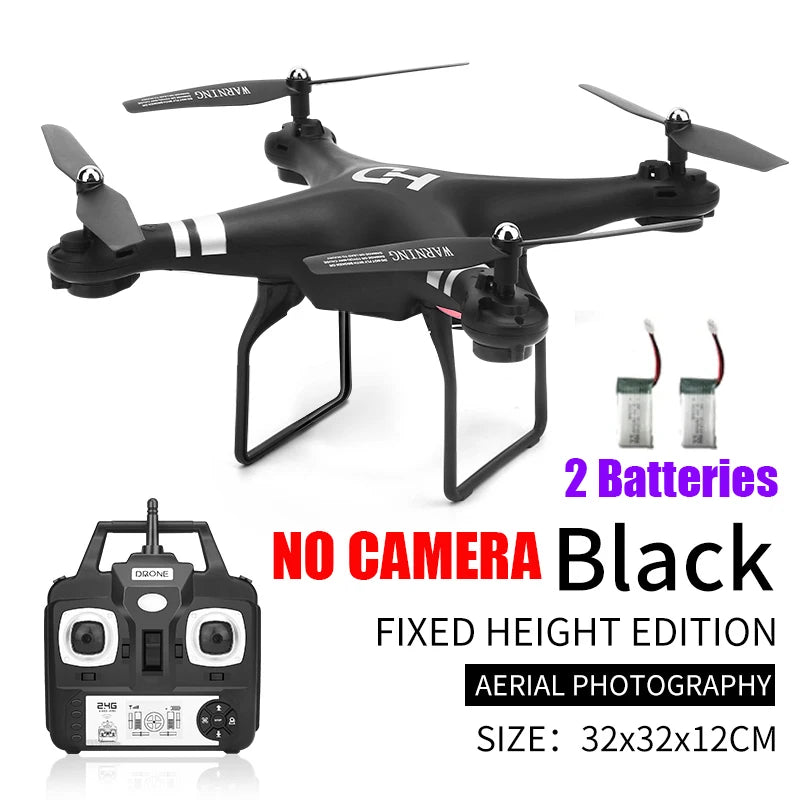 RC Drone With Camera HD 4K WIFI Real Time Video Altitude Headless One Key Return Quadcopter FPV Remote Control Helicopter Toys