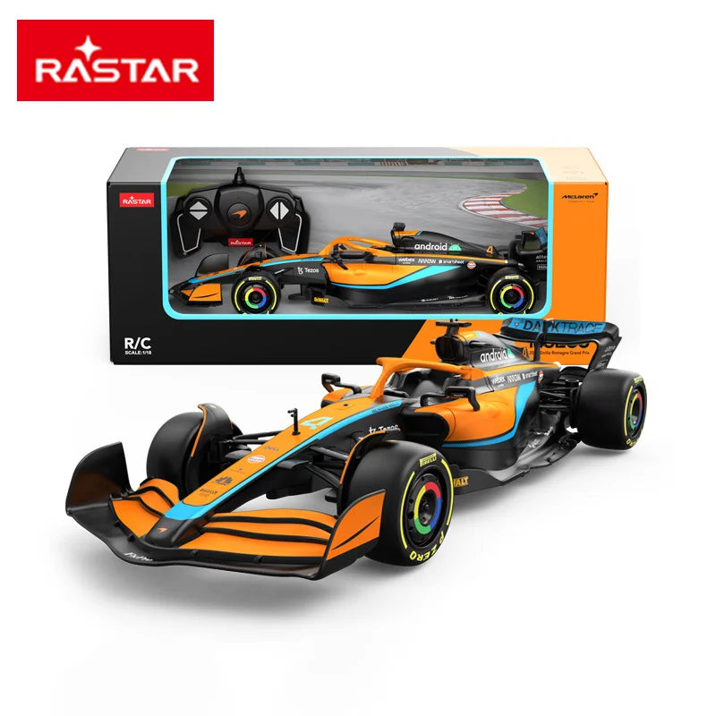 New In Stock Rastar 1:18 F1-75 Mcl36 Rb18  W11 Eq F1 Remote Control Racing Simulation Alloy Miniature Model Custom Kid Toys Gift