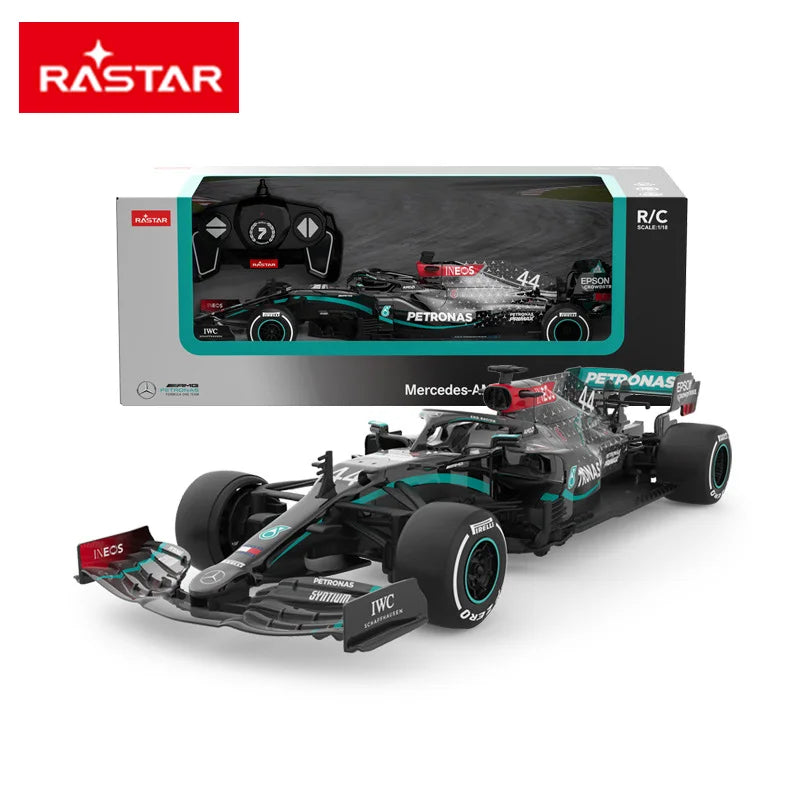 New In Stock Rastar 1:18 F1-75 Mcl36 Rb18  W11 Eq F1 Remote Control Racing Simulation Alloy Miniature Model Custom Kid Toys Gift
