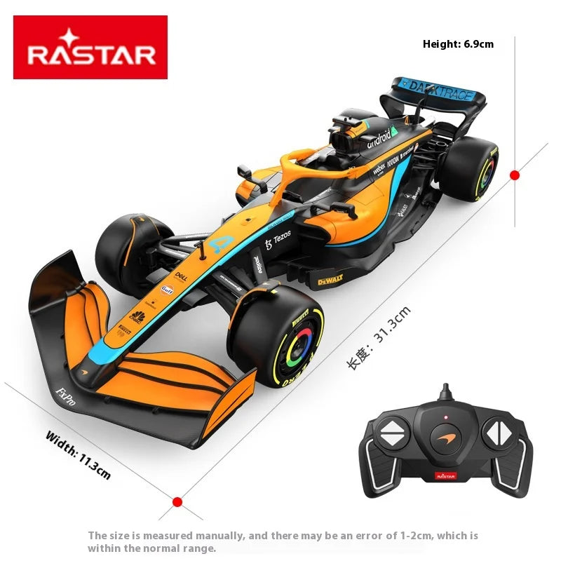 New In Stock Rastar 1:18 F1-75 Mcl36 Rb18  W11 Eq F1 Remote Control Racing Simulation Alloy Miniature Model Custom Kid Toys Gift