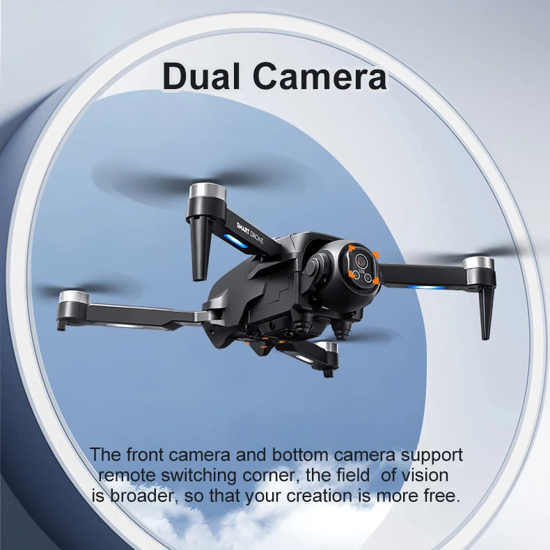 2025 Aerial Drone with 4K High-Definition Camera One Click Return 150° Electrically Adjustable Camera Best Gift