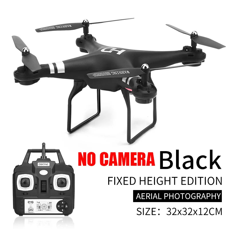 RC Drone With Camera HD 4K WIFI Real Time Video Altitude Headless One Key Return Quadcopter FPV Remote Control Helicopter Toys