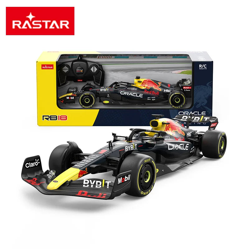 New In Stock Rastar 1:18 F1-75 Mcl36 Rb18  W11 Eq F1 Remote Control Racing Simulation Alloy Miniature Model Custom Kid Toys Gift