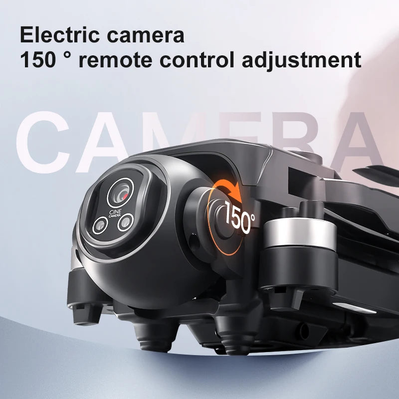 2025 Aerial Drone with 4K High-Definition Camera One Click Return 150° Electrically Adjustable Camera Best Gift