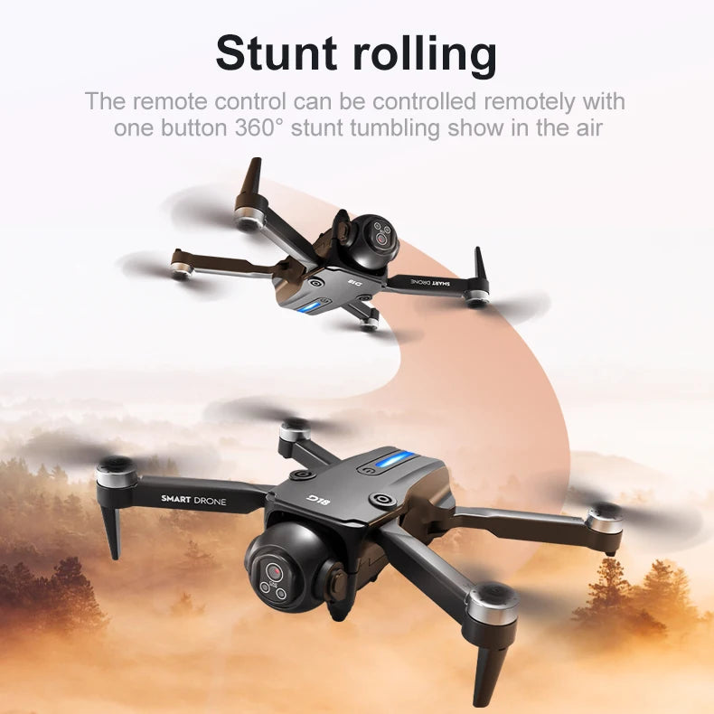2025 Aerial Drone with 4K High-Definition Camera One Click Return 150° Electrically Adjustable Camera Best Gift
